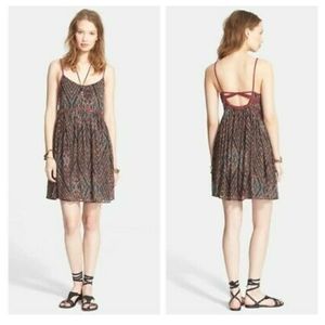 Free People Colorful Babydoll Dress